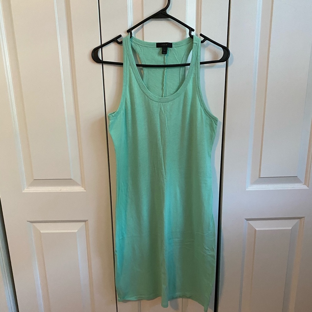 J. Crew Mint Green Tank Dress